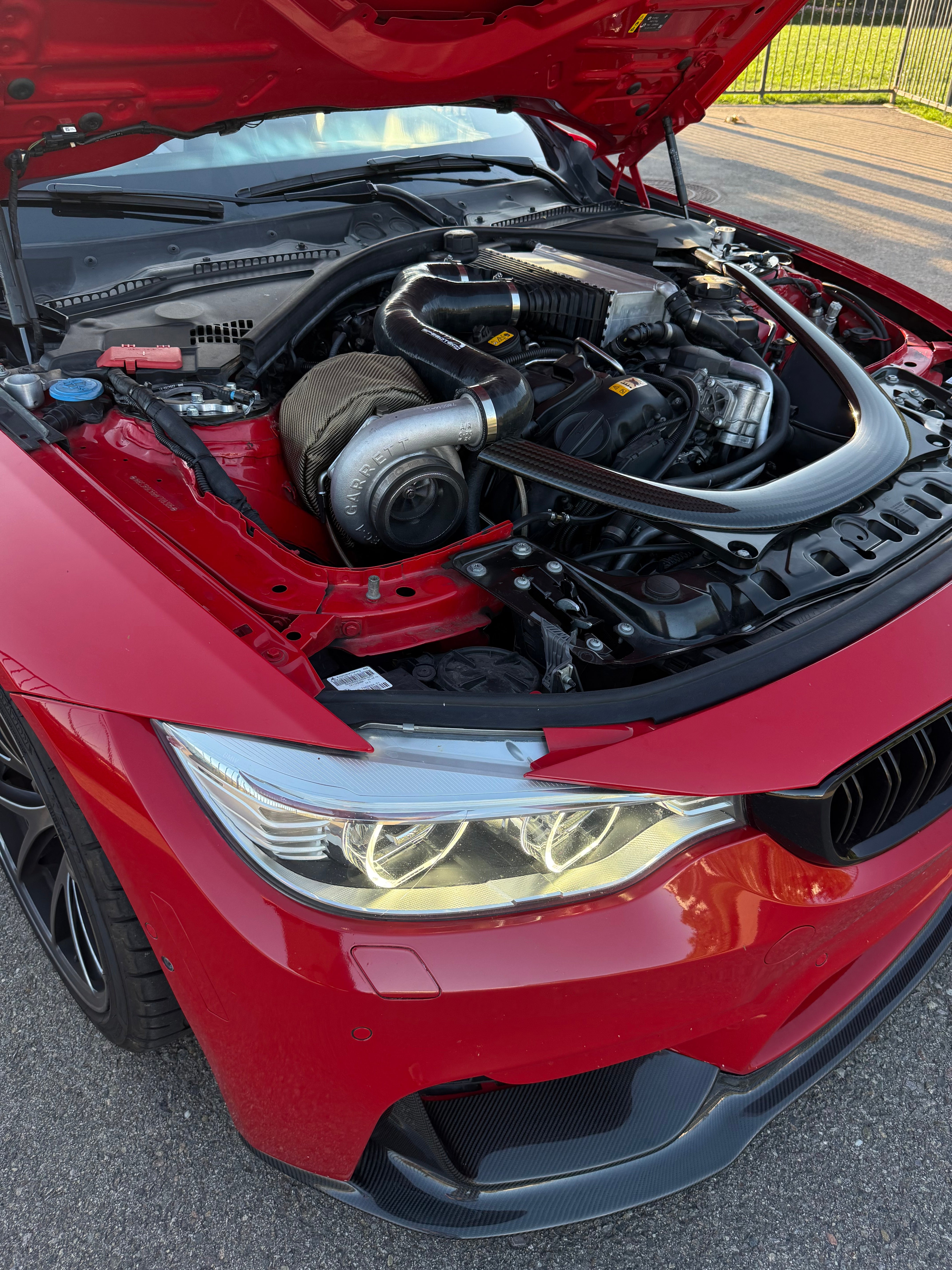 V Style Carbon Fiber Front Lip - BMW F80 M3 & F82/F83 M4