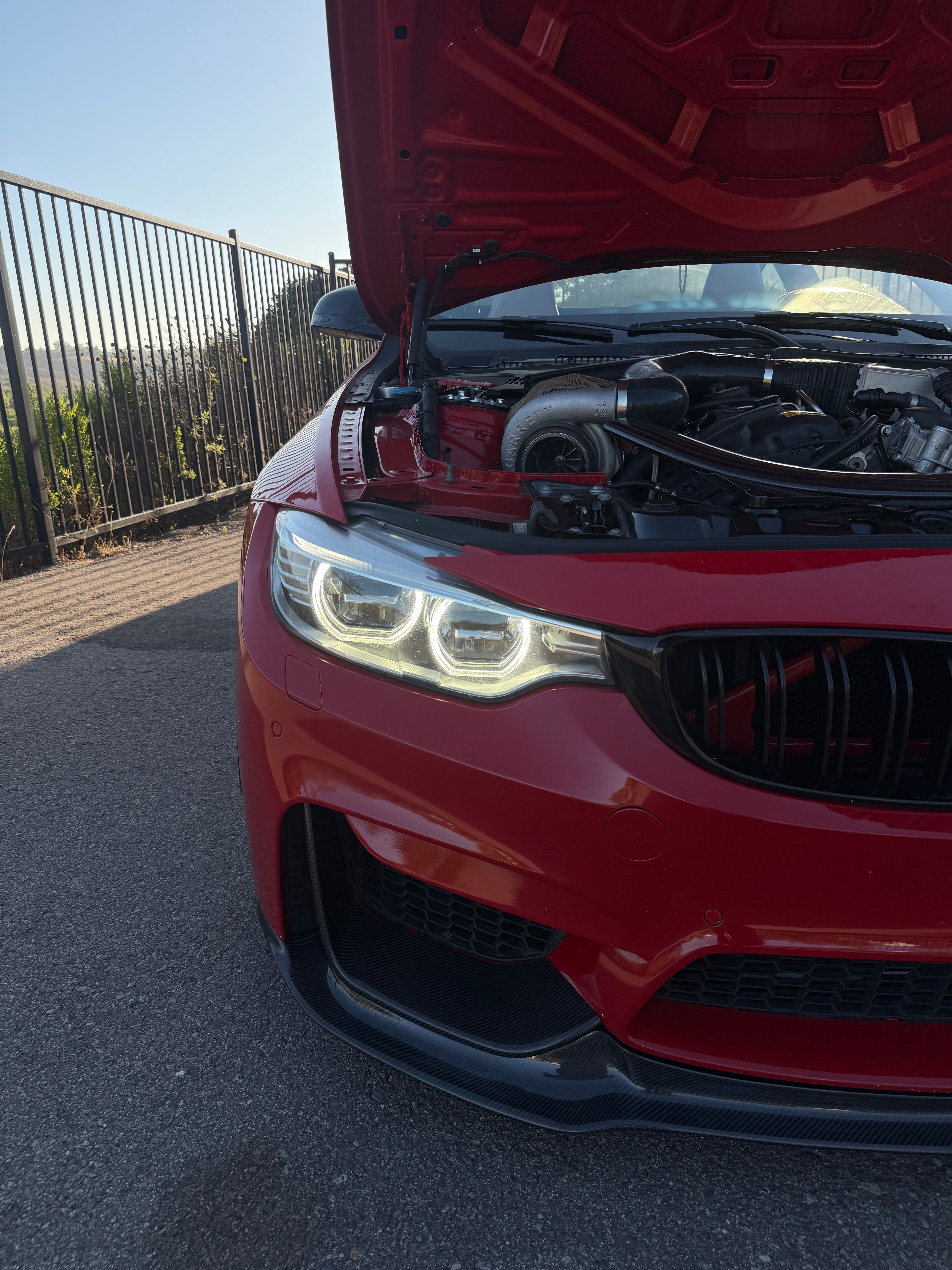 V Style Carbon Fiber Front Lip - BMW F80 M3 & F82/F83 M4
