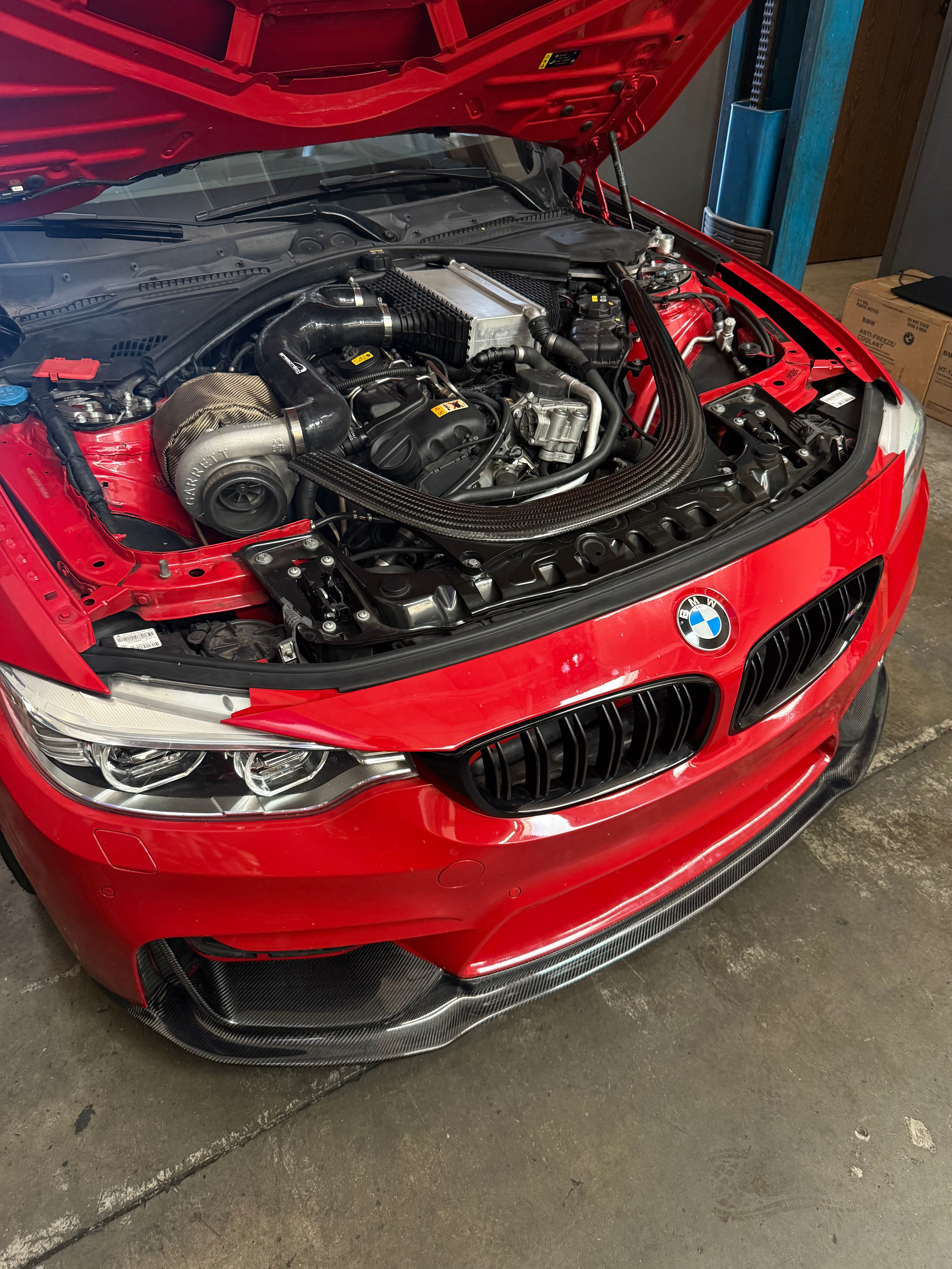 V Style Carbon Fiber Front Lip - BMW F80 M3 & F82/F83 M4