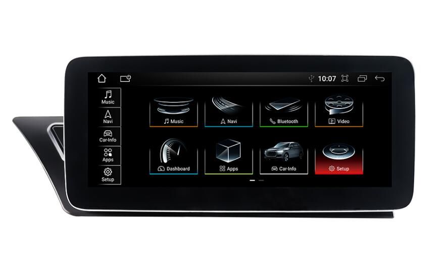 Audi Apple CarPlay retrofit installed in dashboard
