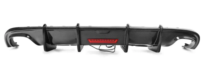 Audi B8 A4 S-Line carbon fiber diffuser premium KB aerodynamic design