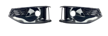 RS4 style fog light covers for Audi RS4 front bumper