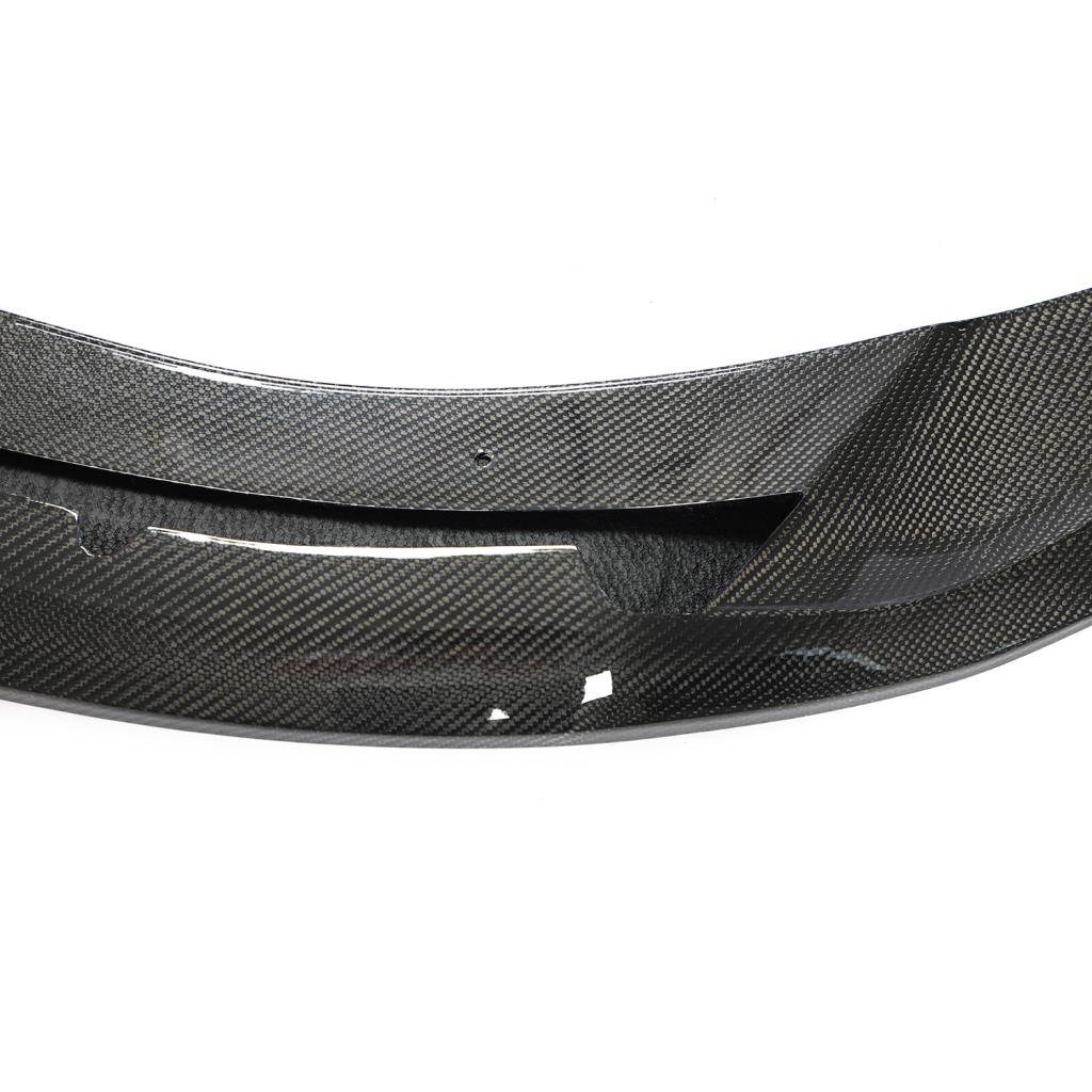 Side angle of Audi S5 with sleek carbon fiber front lip installed