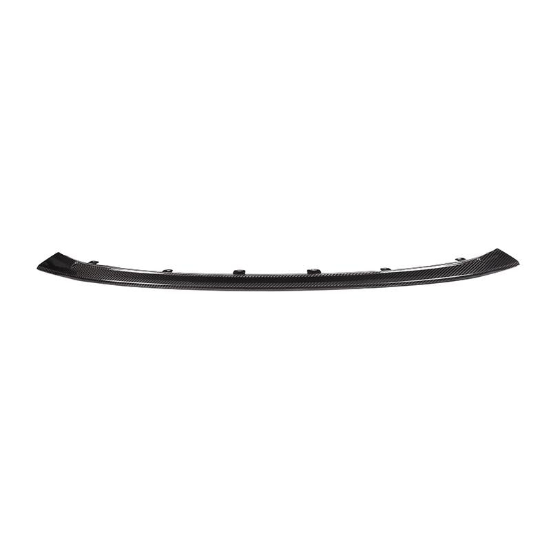 BMW G82 M4 CSL style carbon fiber front splitter detail shot