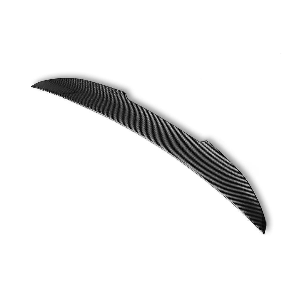Glossy BMW E46 M3 carbon fiber trunk spoiler from Ausen Performance