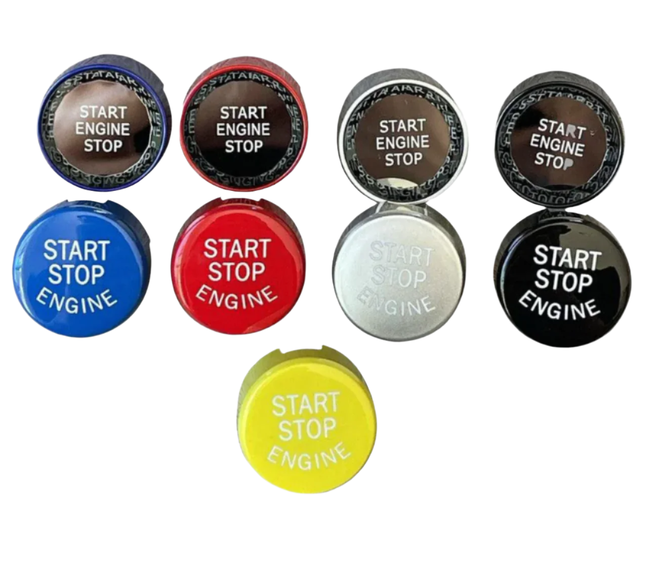 Custom Push Start Button for BMW E Chassis with F1 Aerodynamic Design