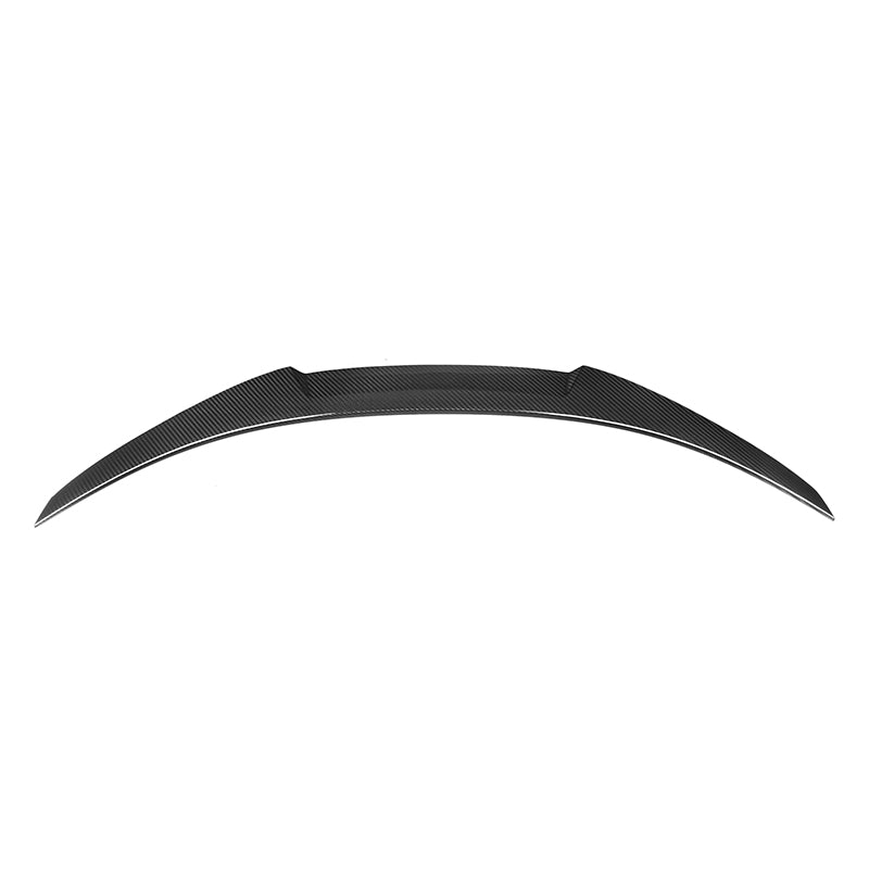 BMW E82 1 Series M4 Style Carbon Fiber Trunk Lip Spoiler Gloss Finish