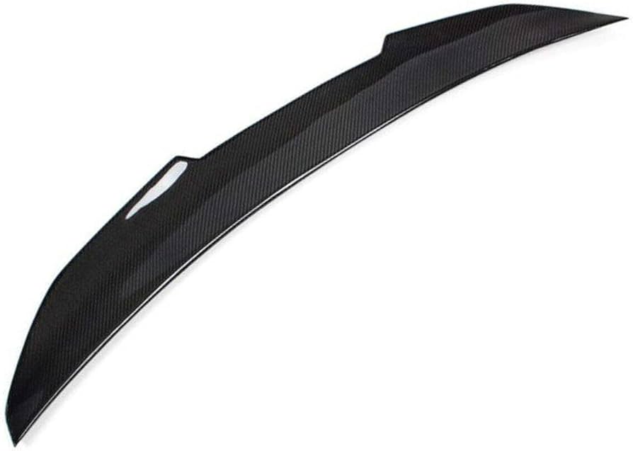 BMW E90 trunk spoiler carbon fiber PSM style high kick