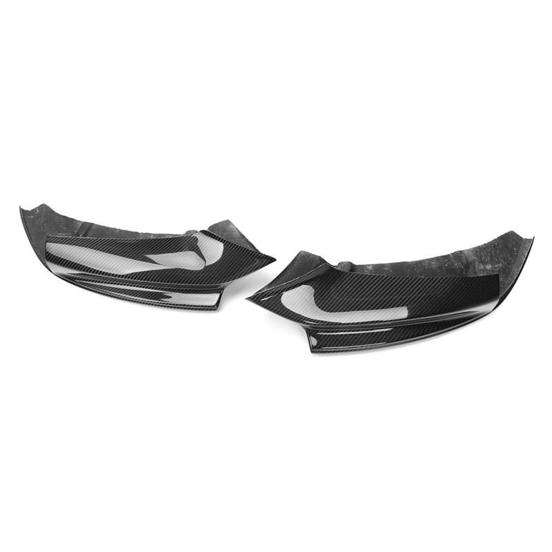 Aerodynamic Carbon Fiber Splitter for BMW F10 5 Series - Glossy UV Protectant Coating
