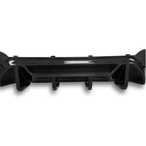 For 2011-2016 BMW F10 M5 Only - JP Style Carbon Fiber Rear Diffuser main image 1
