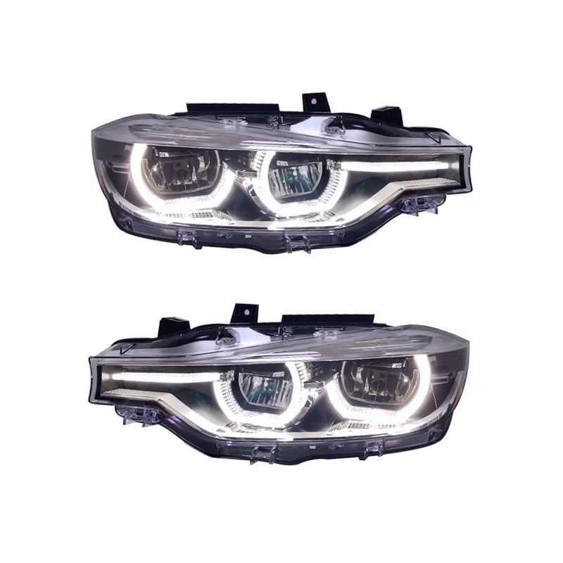 BMW F30 LED Headlights with LCI Design and DRLs