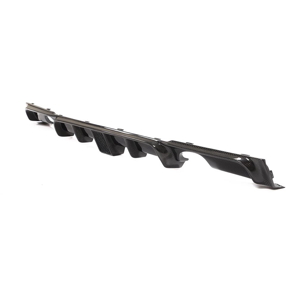 Custom Carbon Fiber BMW F30 Rear Diffuser with Brake Light for 2013-2018 Models