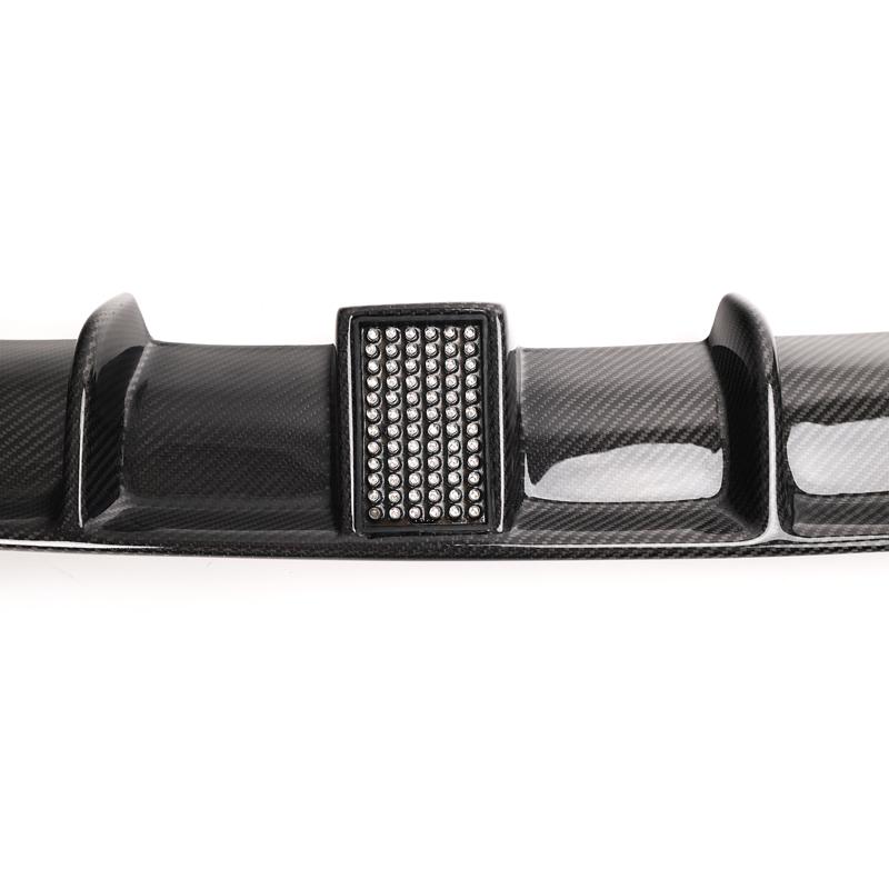 High-Performance Carbon Fiber Rear Diffuser with Brake Light for BMW F30