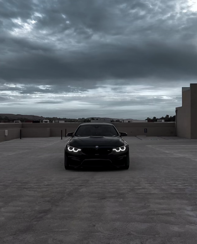 Close-up BMW F80 M3 LCI LED headlight design