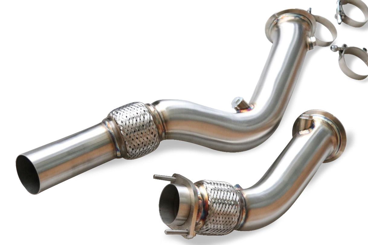 BMW F82/F83 M4 S55 Catless Downpipes - Enhance Turbo Response