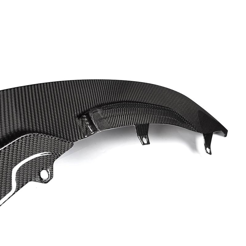 BMW F82 M4 with GT4 carbon fiber front lip upgrade