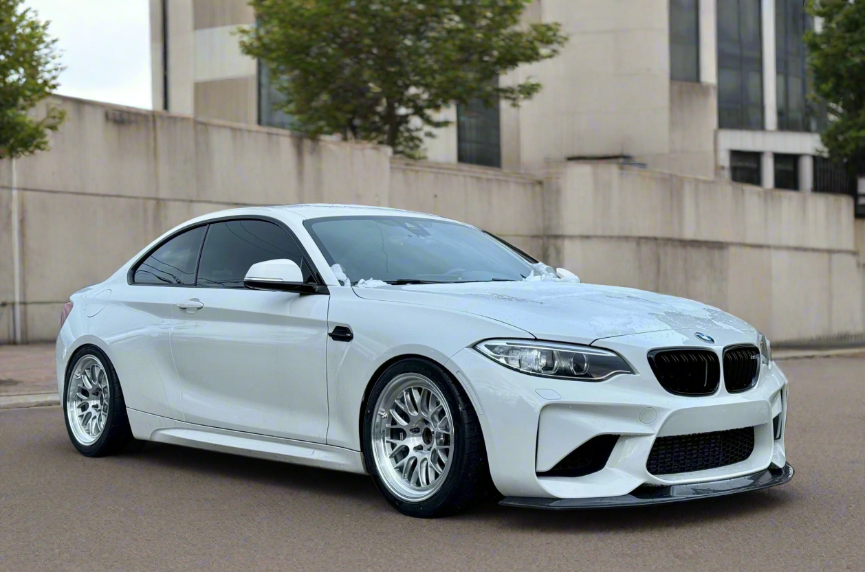 BMW F87 M2 Competition Front Lip Carbon Fiber GTS Style Splitter
