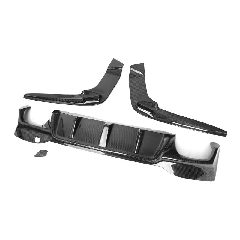 BMW F90 M5 3D Style Carbon Fiber Rear Diffuser – Road Debris Resistant