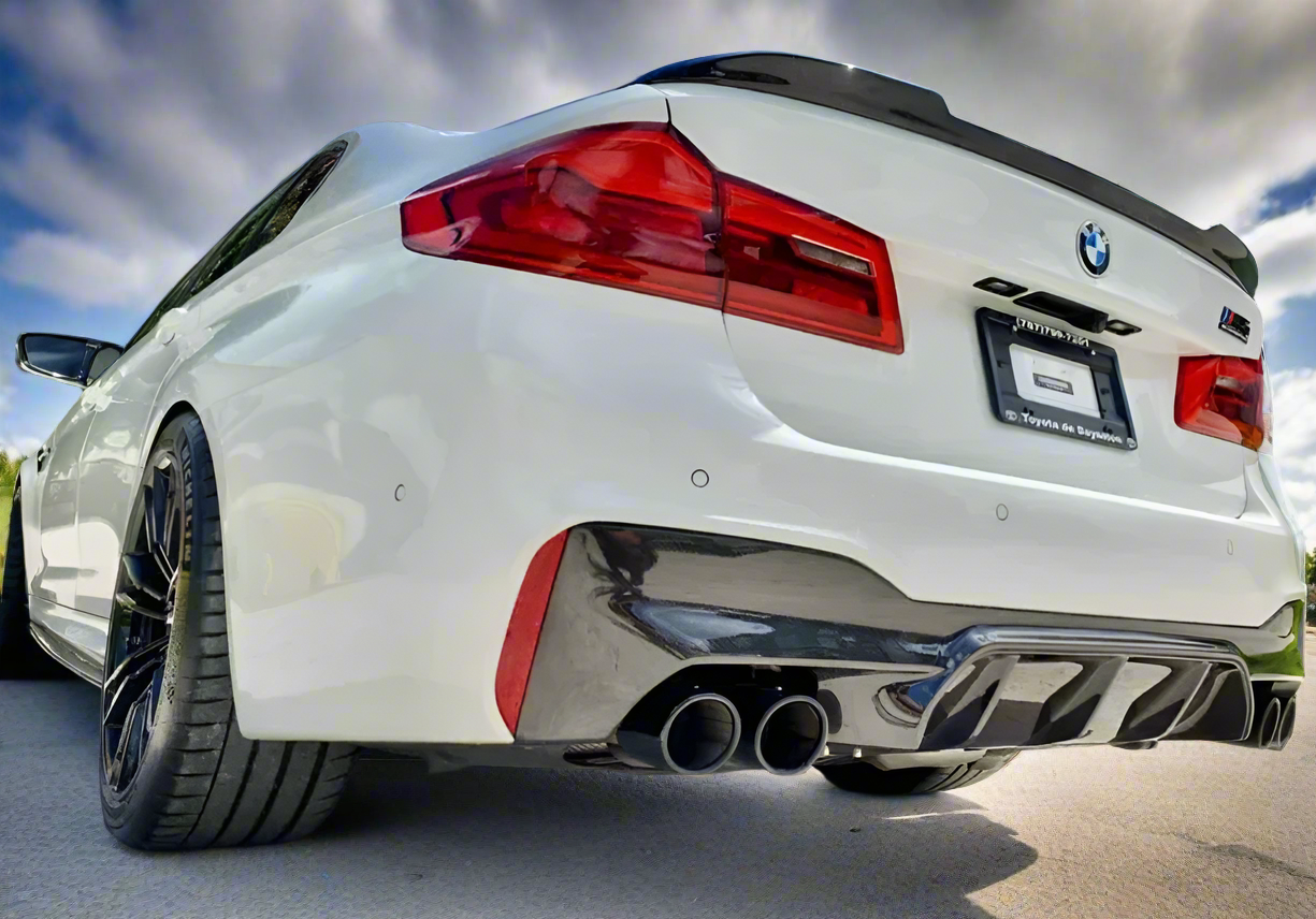 Premium Carbon Fiber Spoiler for BMW F90 M5 Sedan - Performance Enhancement