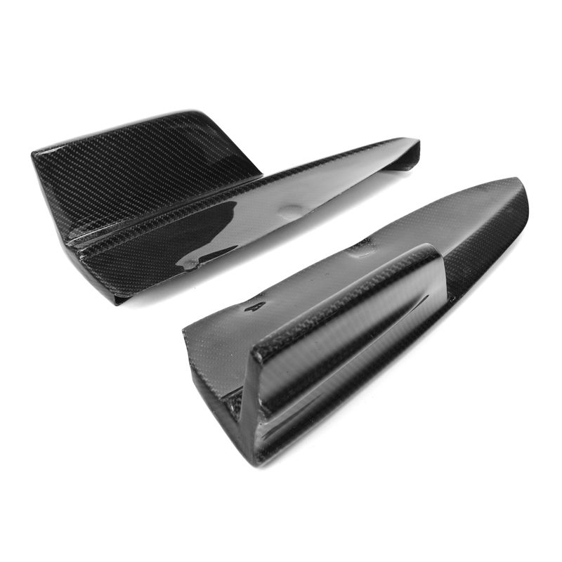 Aerodynamic BMW F95 X5M carbon fiber rear splitters