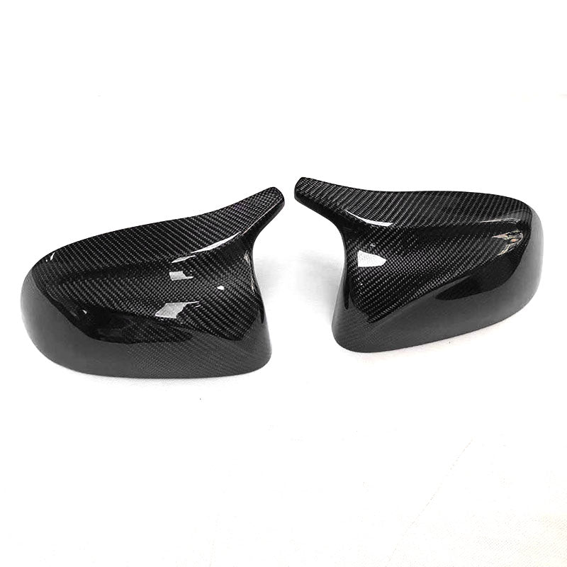BMW G05 X5 M performance carbon fiber mirror covers installed