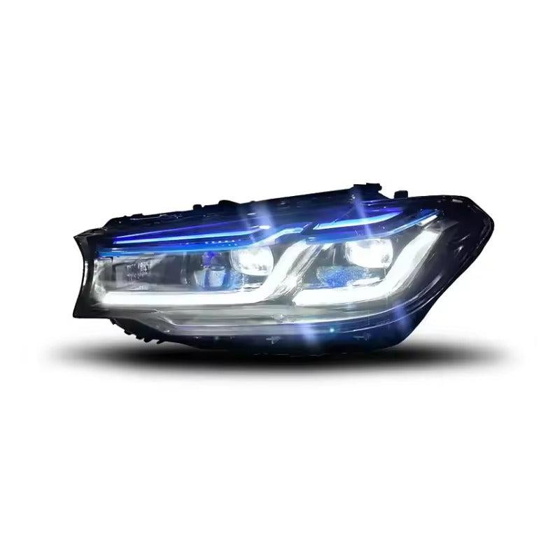 BMW G30 LCI Laser Style LED Headlights with Aerodynamic Design
