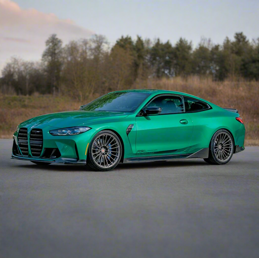 Aerodynamic Carbon Fiber Side Skirts for BMW G80 M3 by Ausen Performance