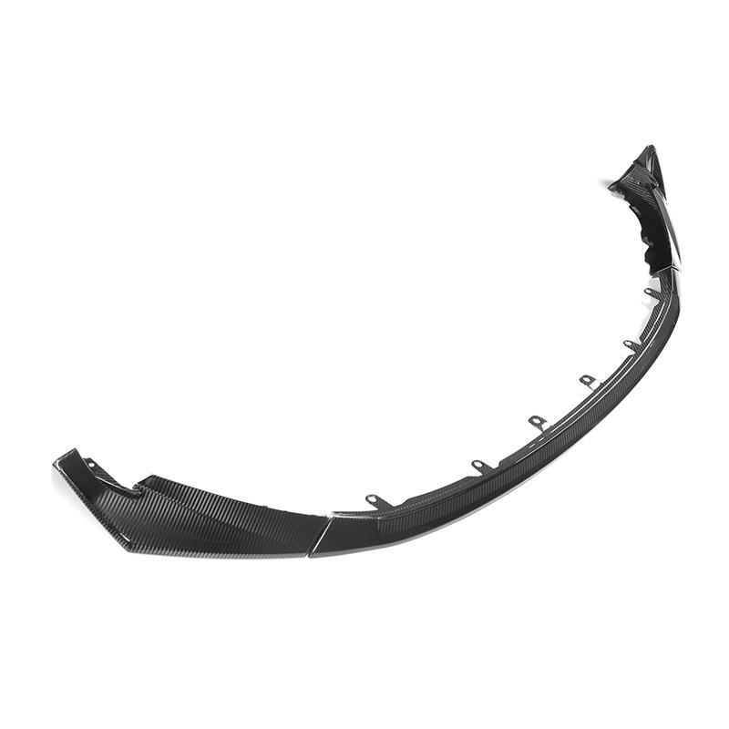BMW G82 M4 CSL style carbon fiber front lip side angle