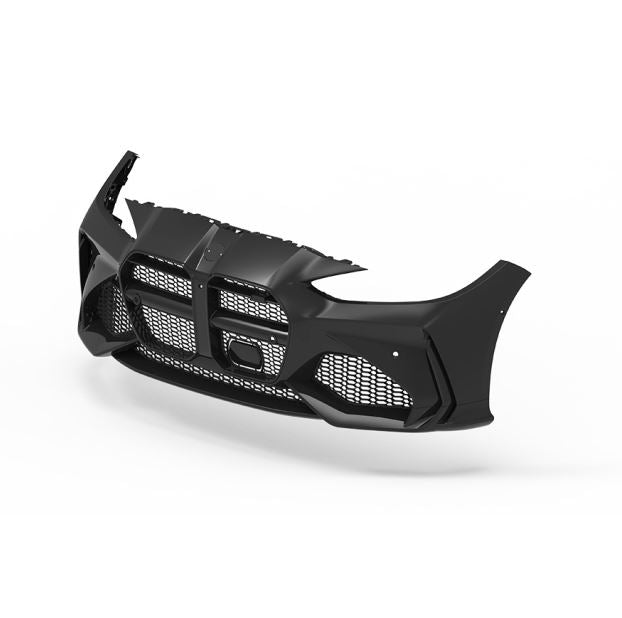 BMW G80 M3 front bumper ADRO style with OEM sensor compatibility
