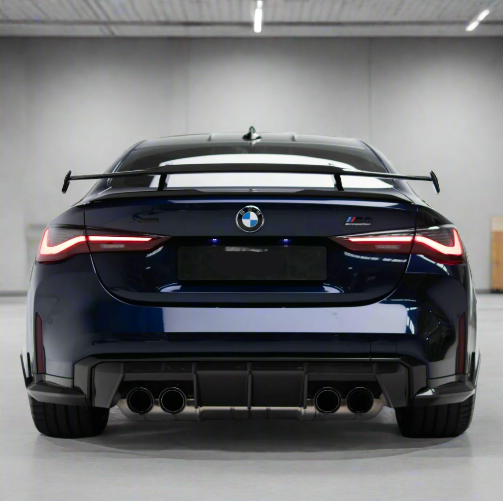 BMW G82 M4 carbon fiber trunk wing M Performance design