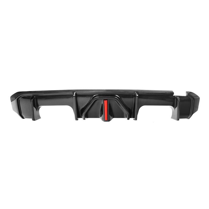 BMW G82/G83 M4 with AK Style carbon fiber rear diffuser