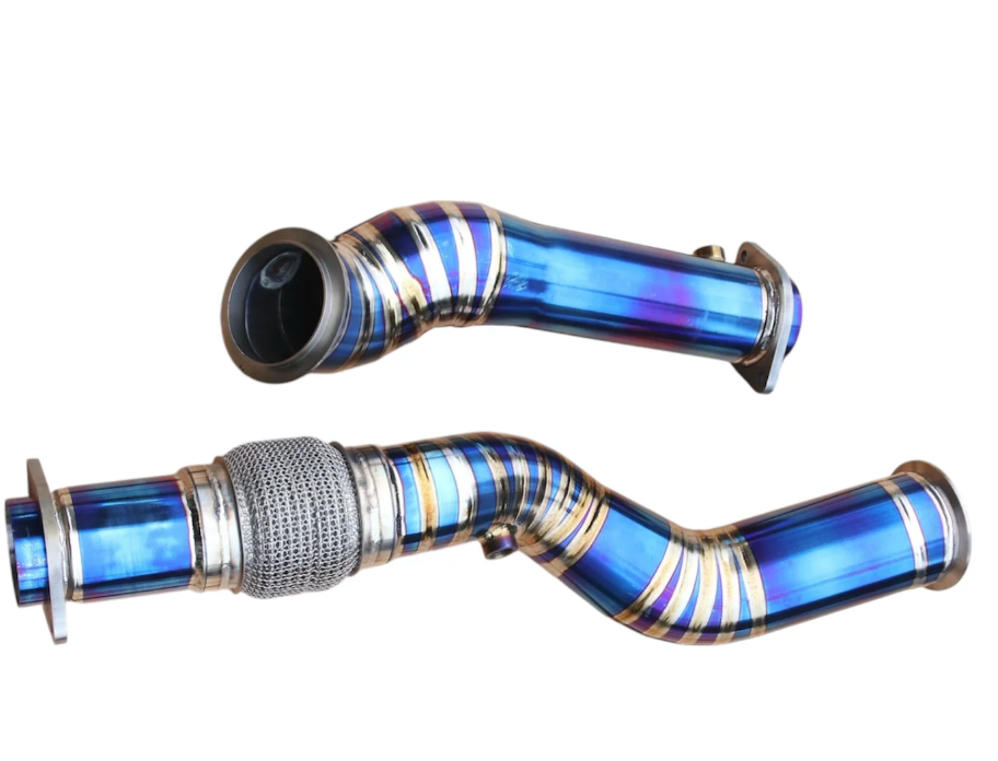 BMW G8X G87 M2 Titanium Downpipes - Performance Upgrade for S58 Engine