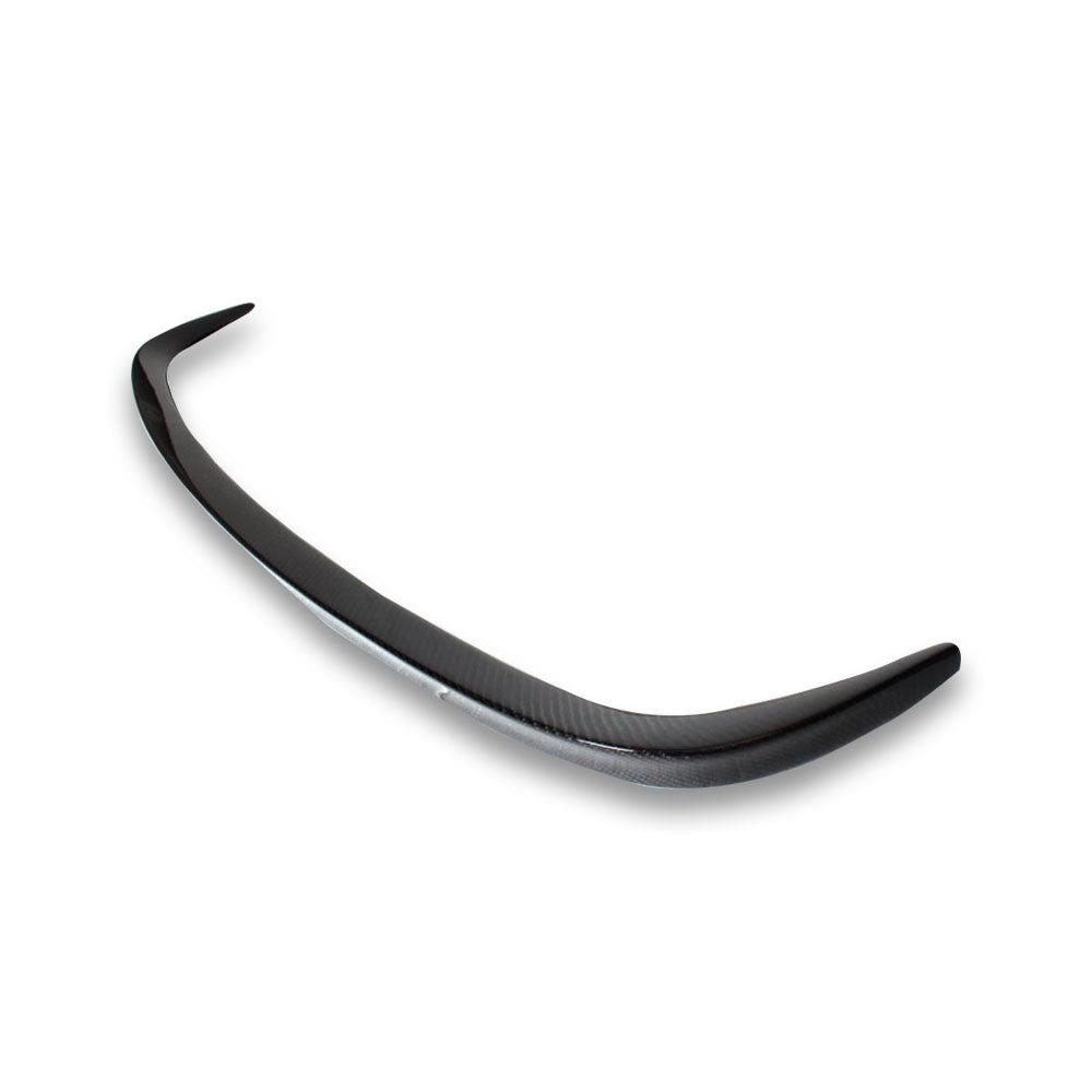 Close-up of Hamann style carbon fiber trunk spoiler BMW E60 sedan