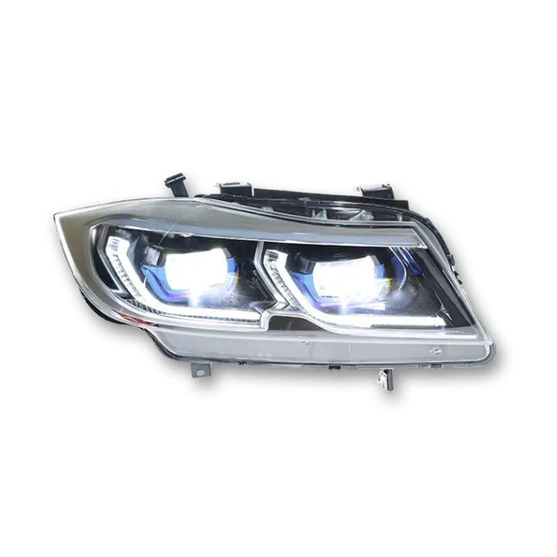 Upgraded LED laser headlights for BMW E90 sedan