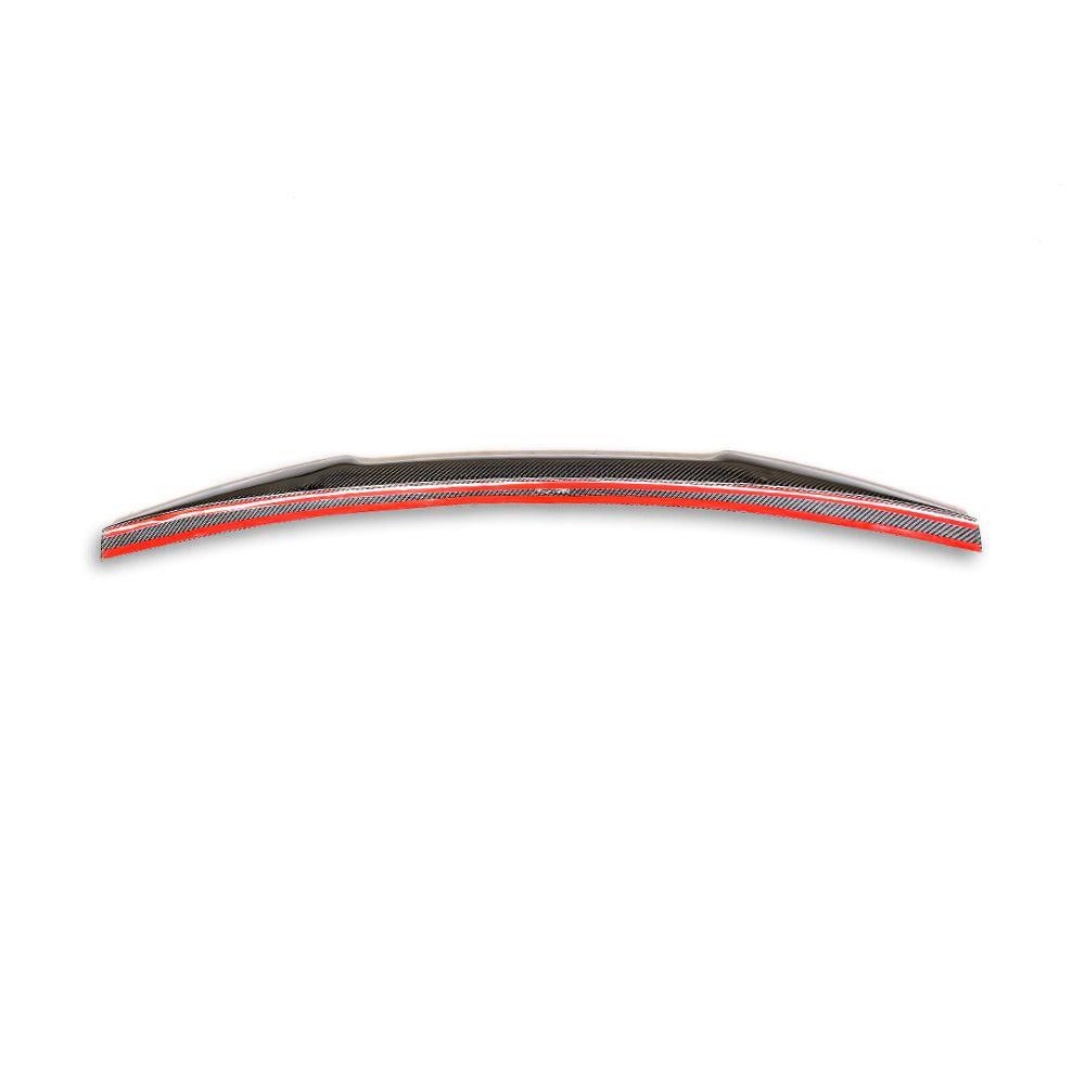 BMW E46 M3 rear upgrade with carbon fiber spoiler