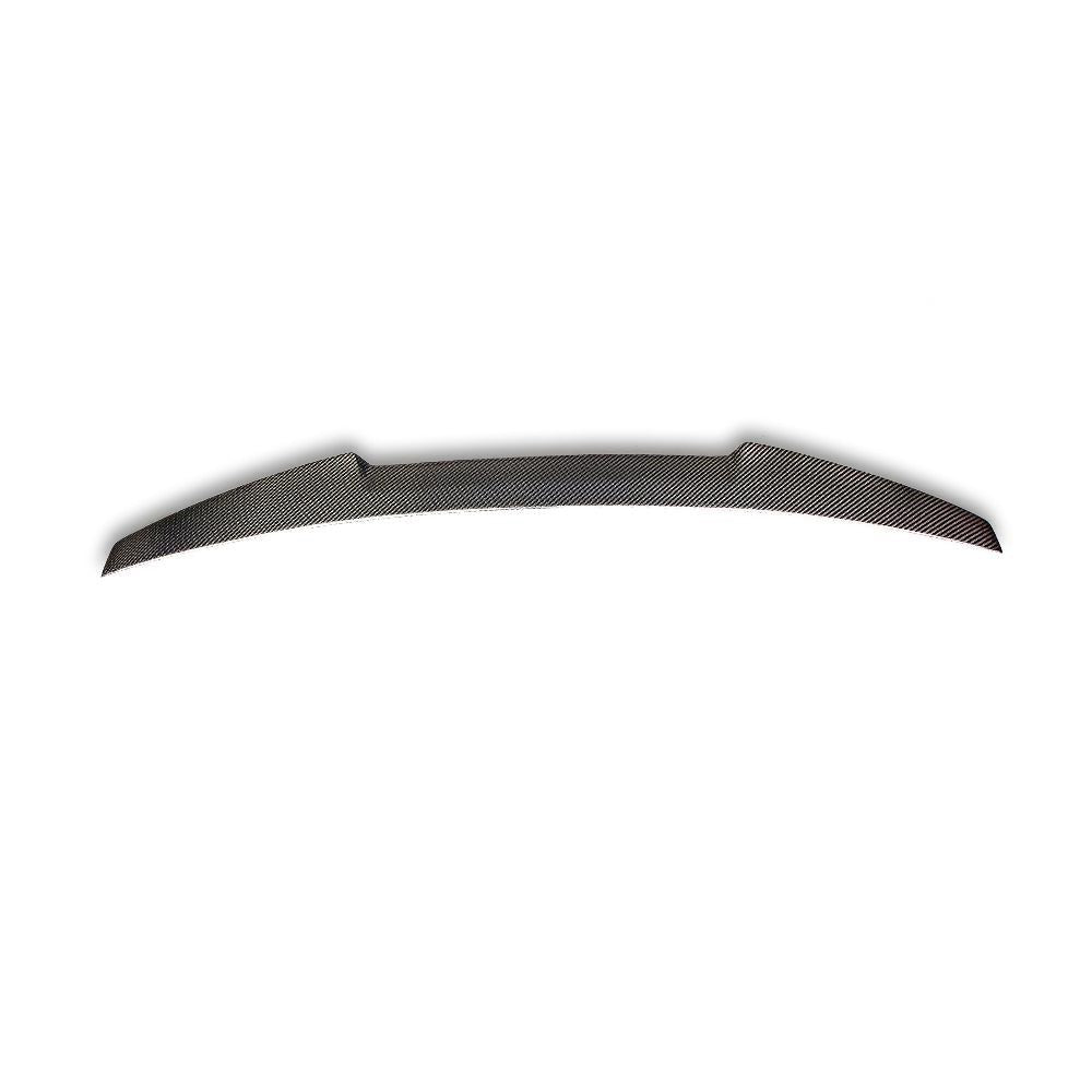 Premium BMW E46 M3 rear trunk spoiler in carbon fiber