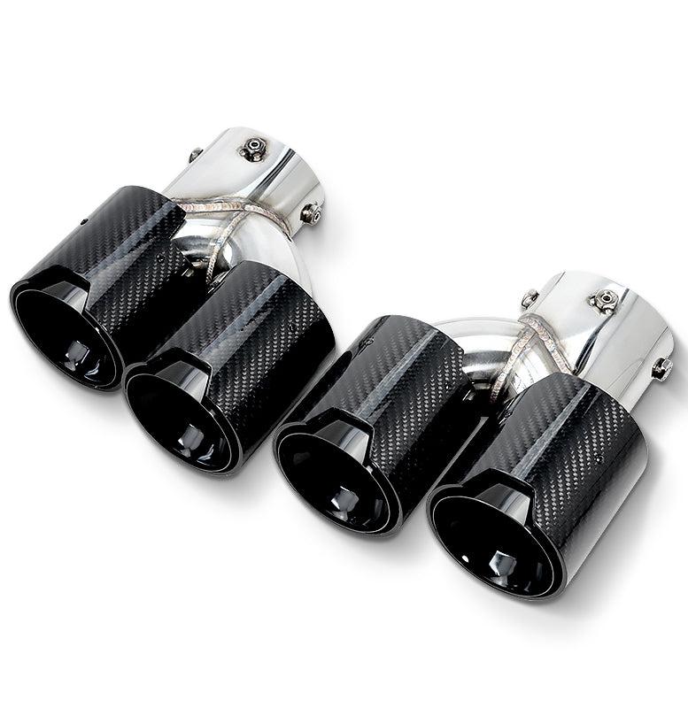 BMW G20 3 Series MP Style Carbon Fiber Quad Exhaust Tips - Premium Upgrade