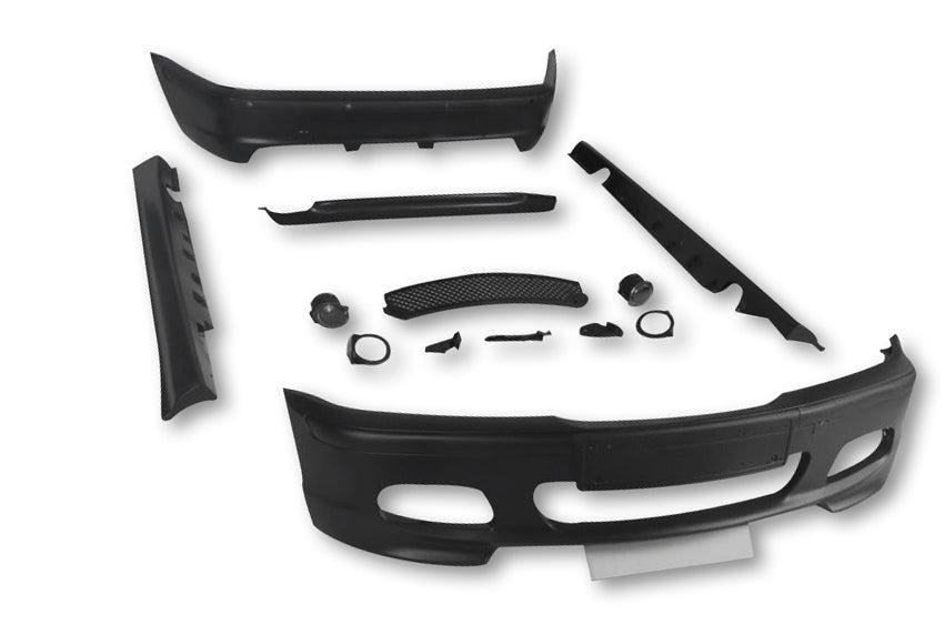 Sleek rear spoiler from the Polypropylene Body Kit for BMW E46 M3, improving aerodynamics and visual appeal.