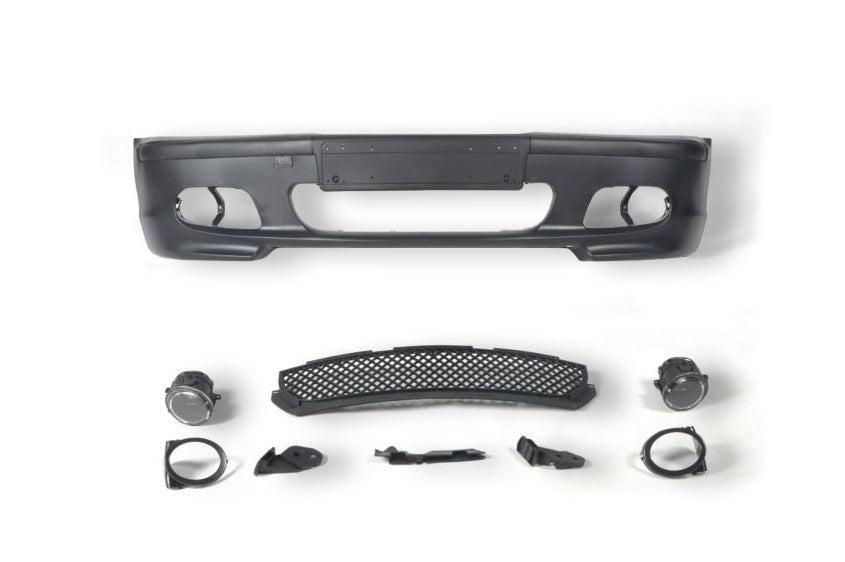 Polypropylene side skirts for BMW E46 M3, designed to enhance aerodynamics and performance.