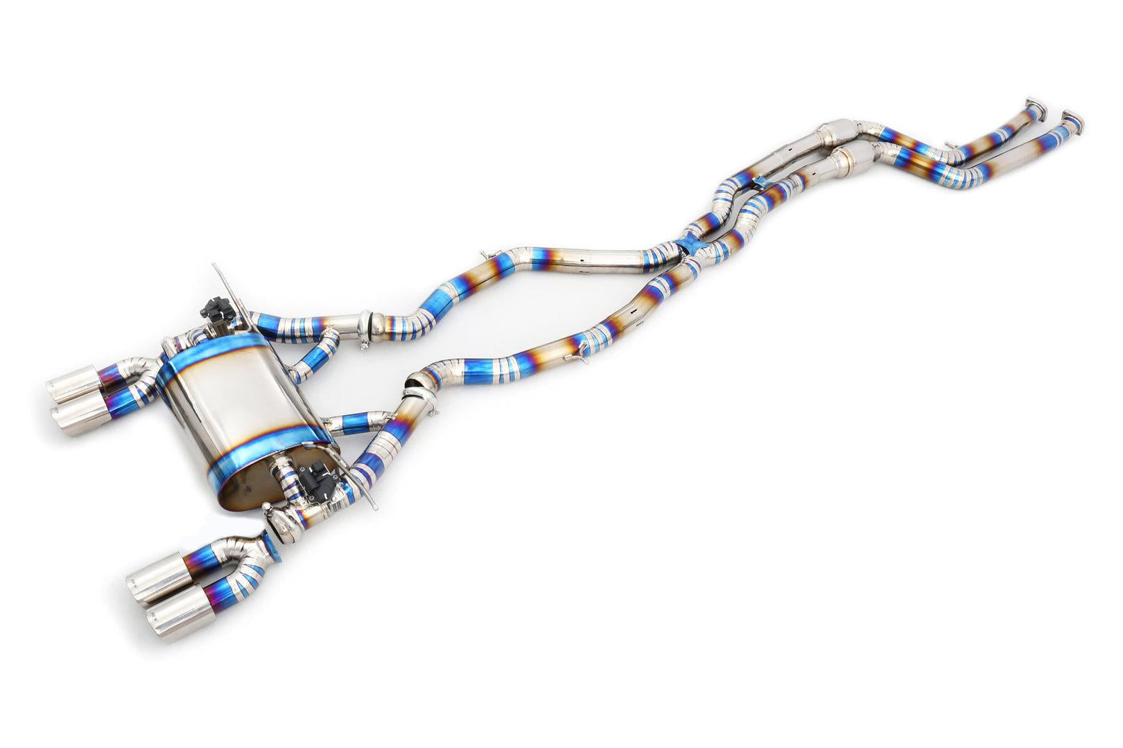 BMW M4 F82/F83 valved titanium catback exhaust side view