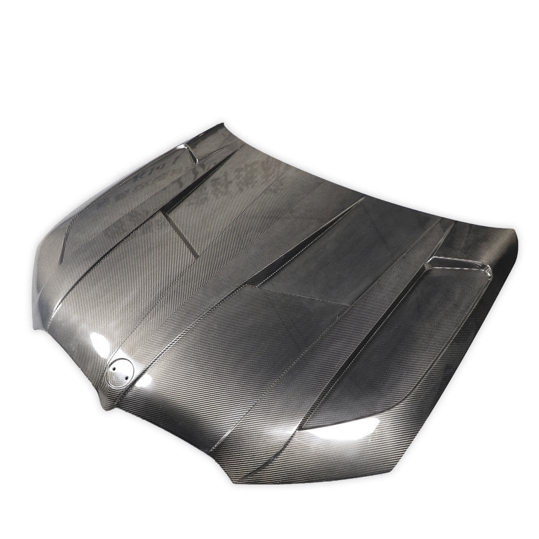 Aerodynamic Carbon Fiber Hood for BMW F98 X4M - Enhanced Cooling and Performance