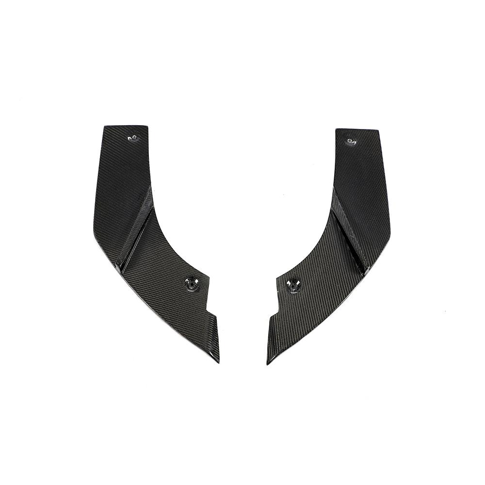 BMW M2 aftermarket carbon fiber rear diffuser with LED light