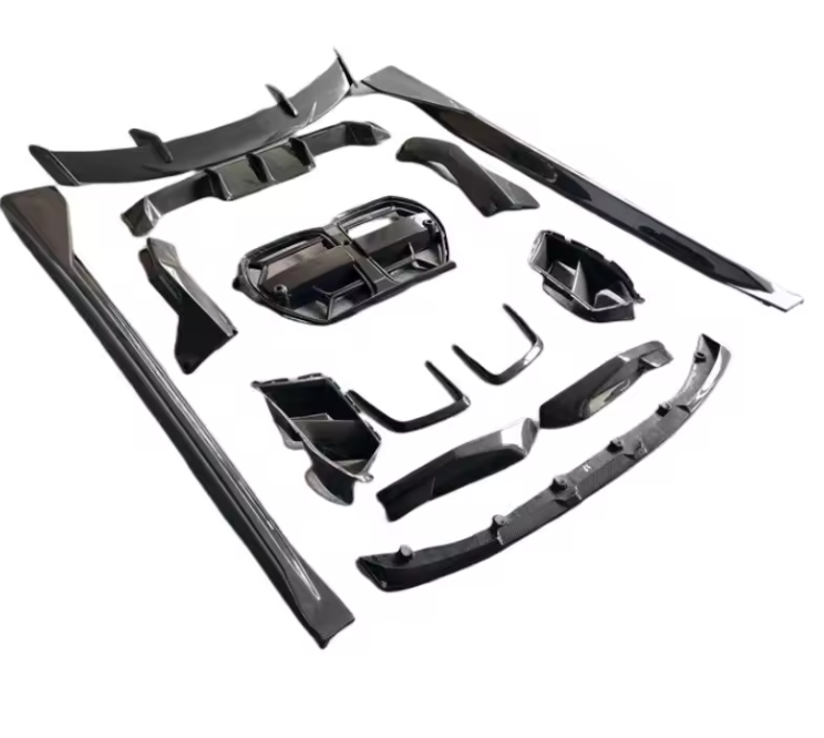 BMW M4 G82 carbon fiber body kit front view by Ausen Performance