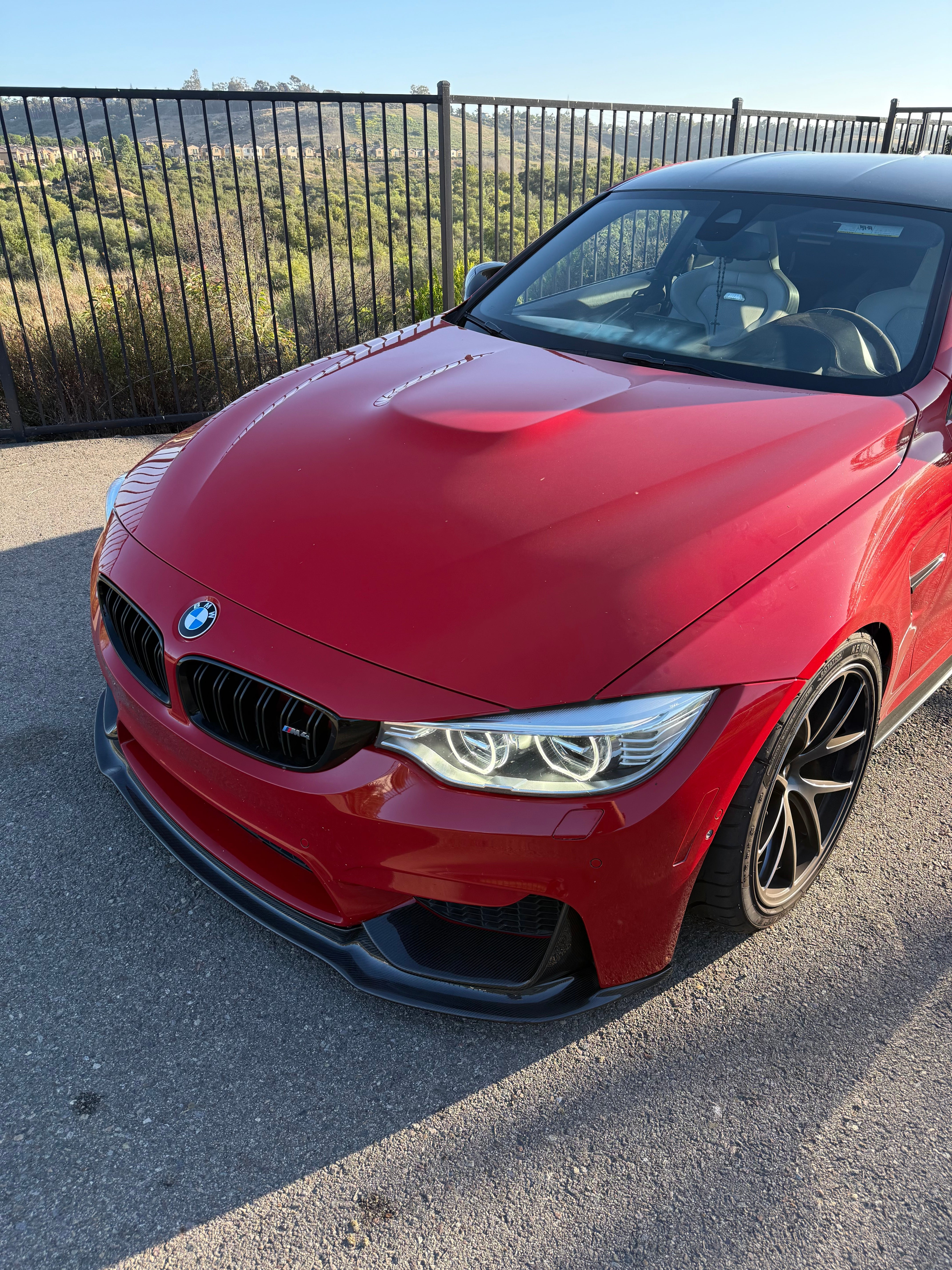 V Style Carbon Fiber Front Lip - BMW F80 M3 & F82/F83 M4