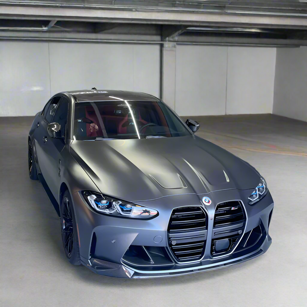 Durable Carbon Fiber Front Lip for 2021 BMW G80 M3 Sedan