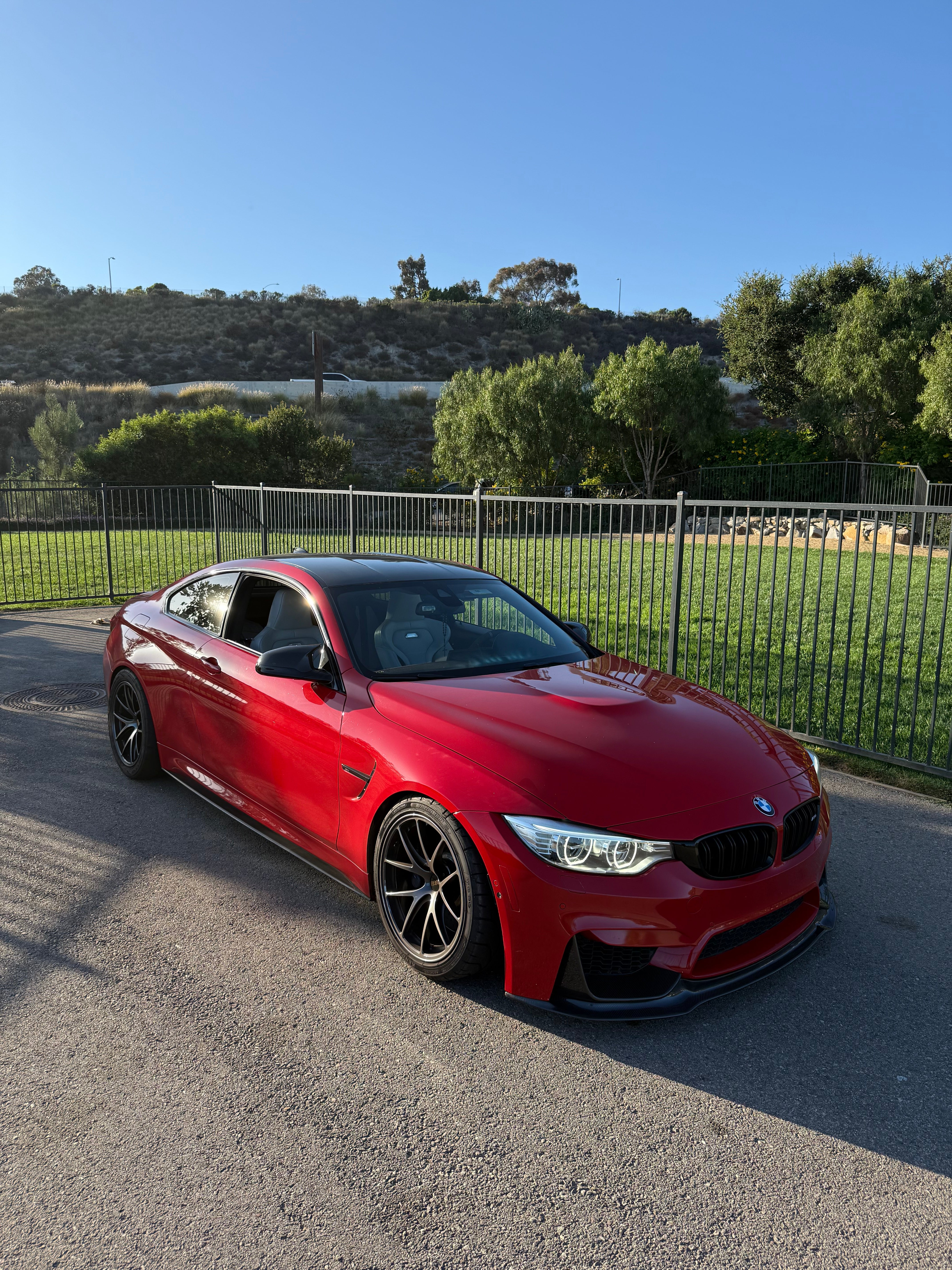 V Style Carbon Fiber Front Lip - BMW F80 M3 & F82/F83 M4