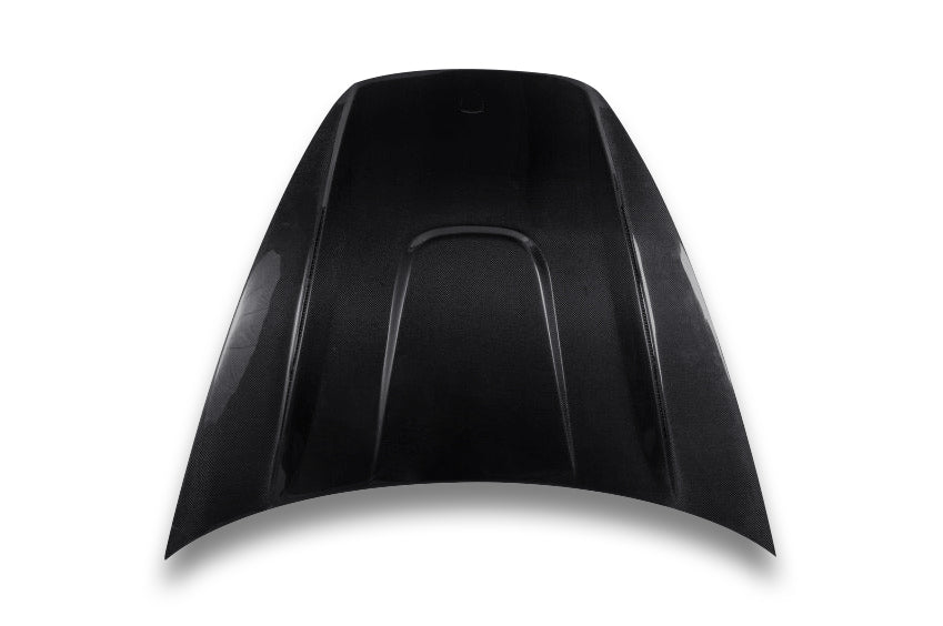 HM Style Carbon Fiber Front Hood - Porsche Cayenne 958