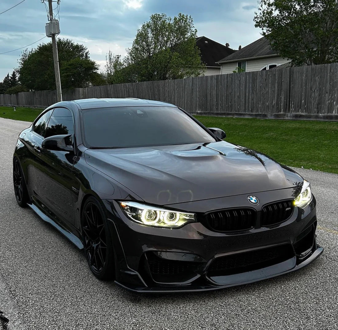 Track-inspired BMW F80 M3 front lip lightweight carbon fiber