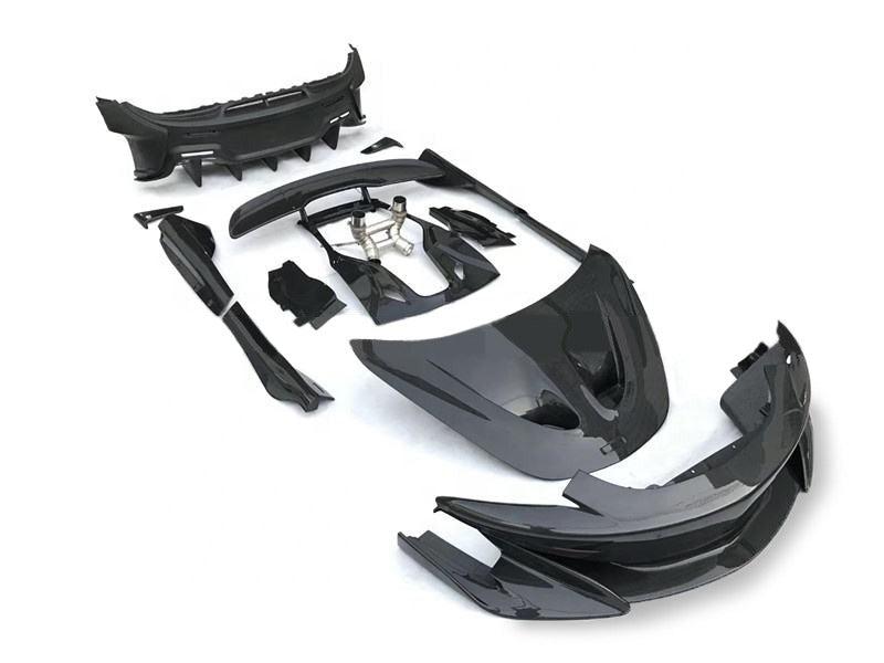 “McLaren 540C carbon fiber body kit front bumper view”