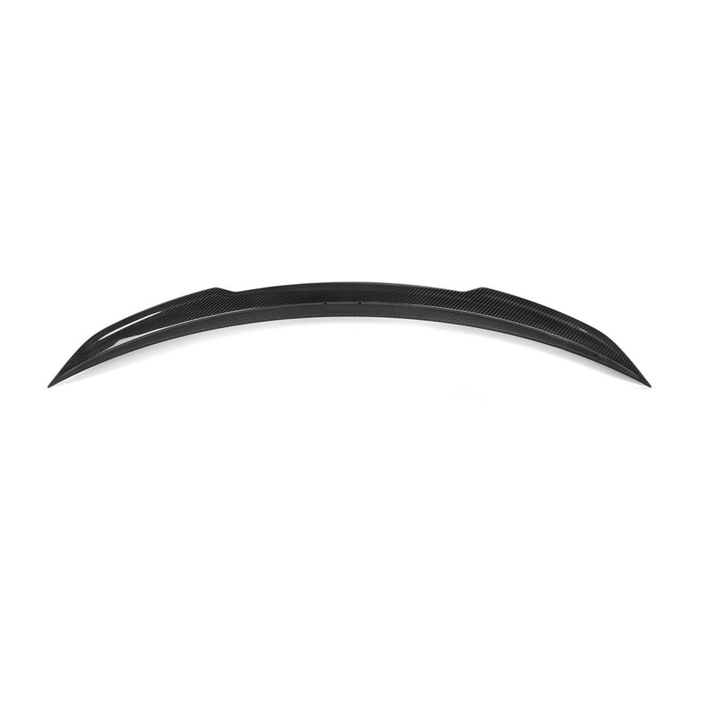 Mercedes-Benz CLS C257 trunk spoiler in carbon fiber X-Style design